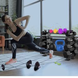 FITNESS Dumbbell Rack Stand Weight Rack for Dumbbells Holders for home gym storage (Rack Only)