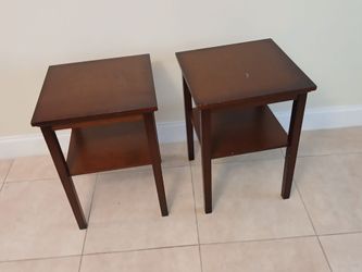 2 small end- tables for sale