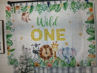 Wild One Banner like new, only used for pictures