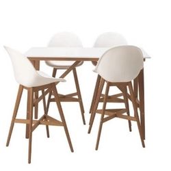 Kitchen Arts/craft Table 4 High Stool Chairs  