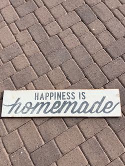 Happiness is homemade - kitchen decor sign
