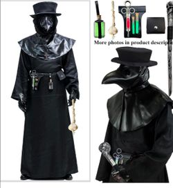Plague Doctor Halloween Costume Set