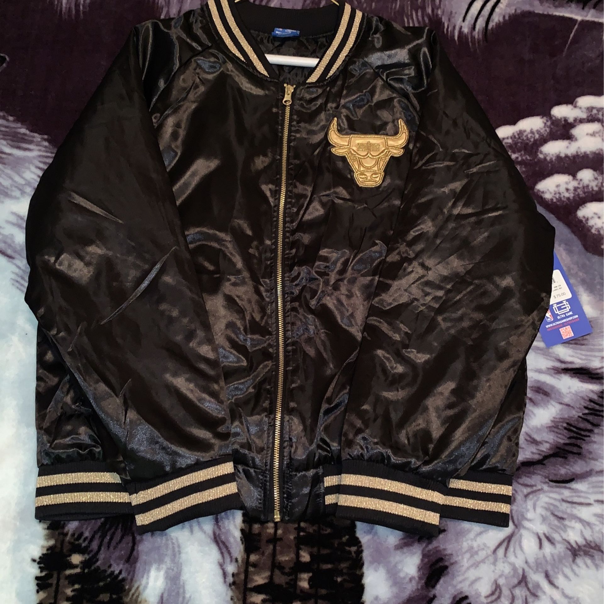 Chicago Bulls Glamour Bomber Jacket