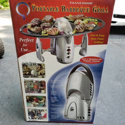 NEW Thane Q Portable Propane Outdoor Tailgate BBQ Camping Grill