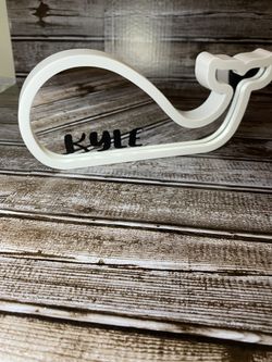Personalized Whale Decor