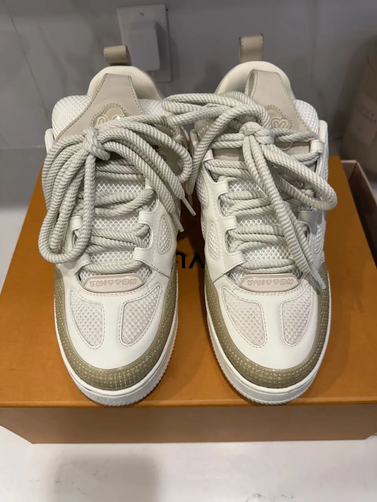 LV Beige Skates Size EU 46