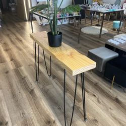 Solid Wood Console Entryway Table