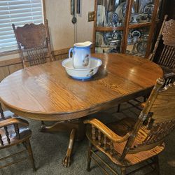 Oak Dining Room Set