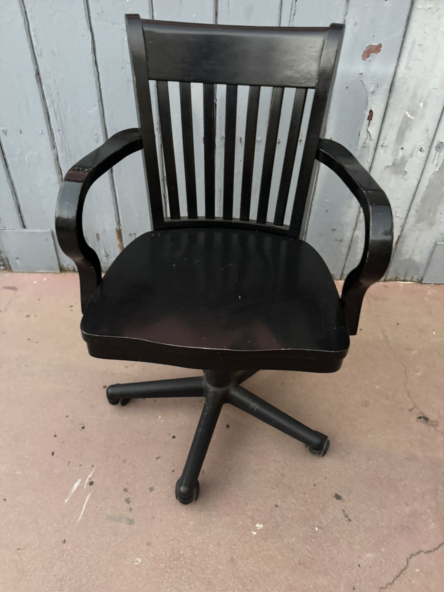 Solid Wood Chair In Good Condition 