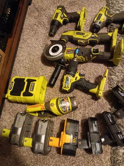 Ryobi 18V ONE+ Power Tool Lot with Batteries