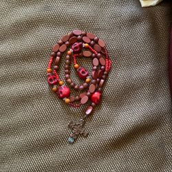 Rosario Santa Muerte 22”  New Hand Made  Curado 