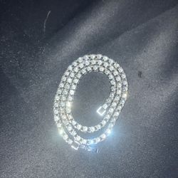 CZ Stone Tennis necklace. 16 Inches. 