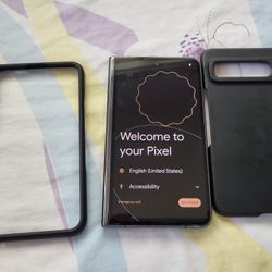 Unlocked Google Pixel Fold Android 5G Smartphone  Foldable 256 GB Phone + Case