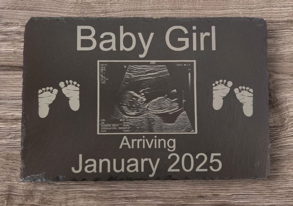 Engraved Custom Photo Slates Memorial Any Occasion