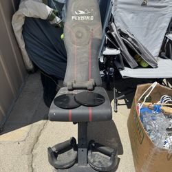 Adjustable Weight Bench With Rotating Push ups