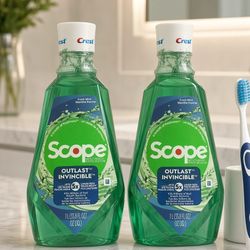 Scope Outlast Invincible Mouthwash 2-Pack 1L