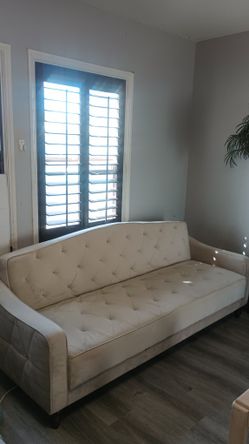 Valvet Beige Futon 