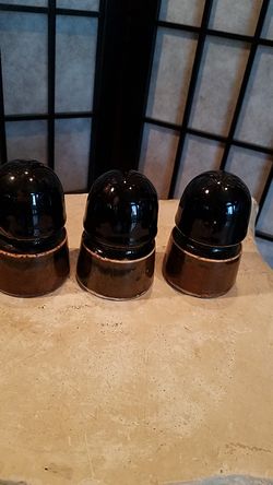 Vintage ceramic insulators