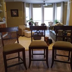 Upholstered Counter Height Chairs/Stools
