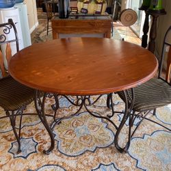 Dining Room Table 48” With 2 Chairs 