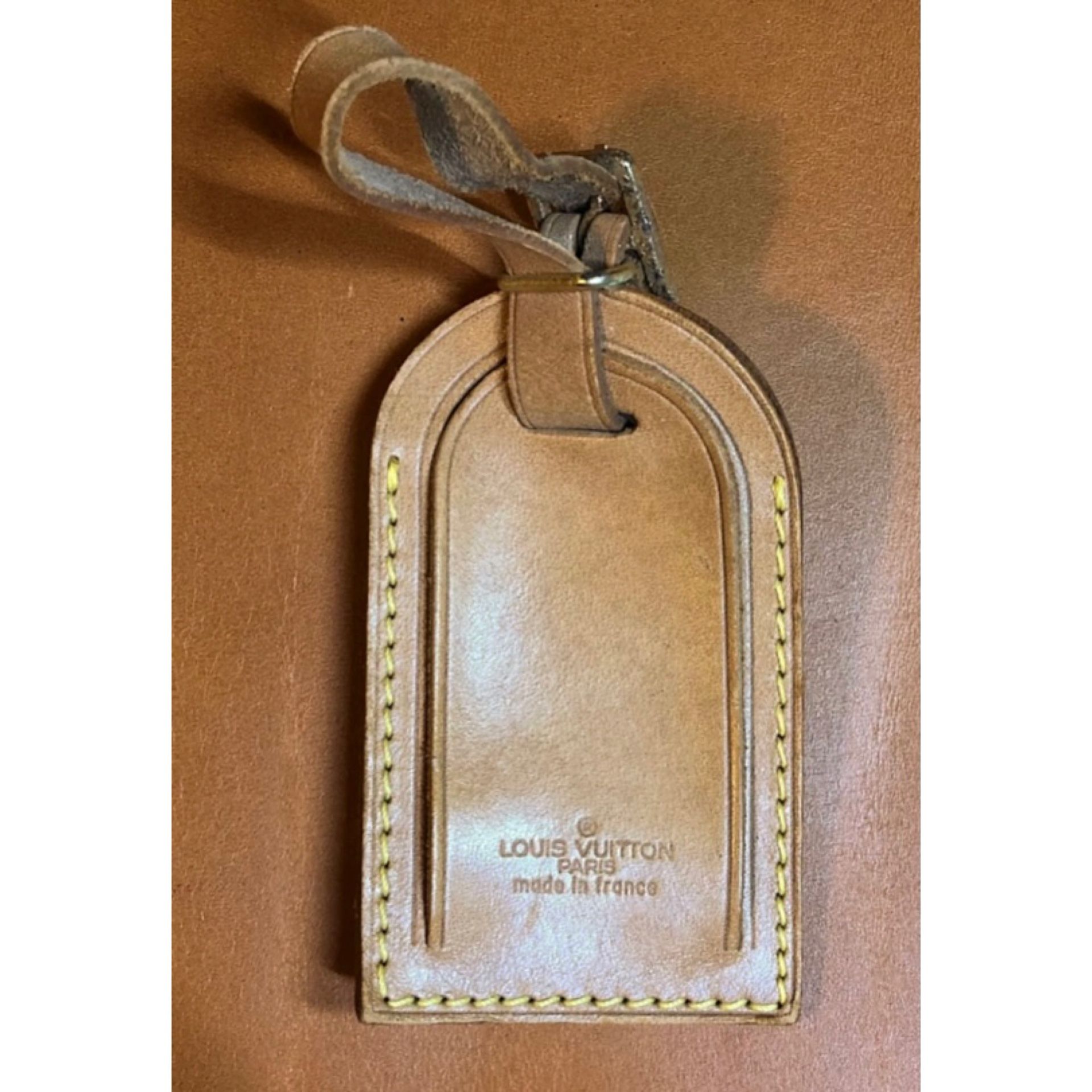 UNISEX Authentic Louis Vuitton Luggage Bag ID Tag
