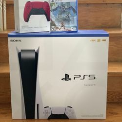 Sony PlayStation 5 PS5 Console Disc Huge Bundle Games + Controller