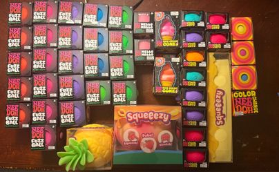 Nee Doh and Squishy NEW 45 Total