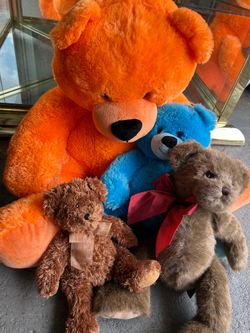 Teddy bear stuffies bundle
