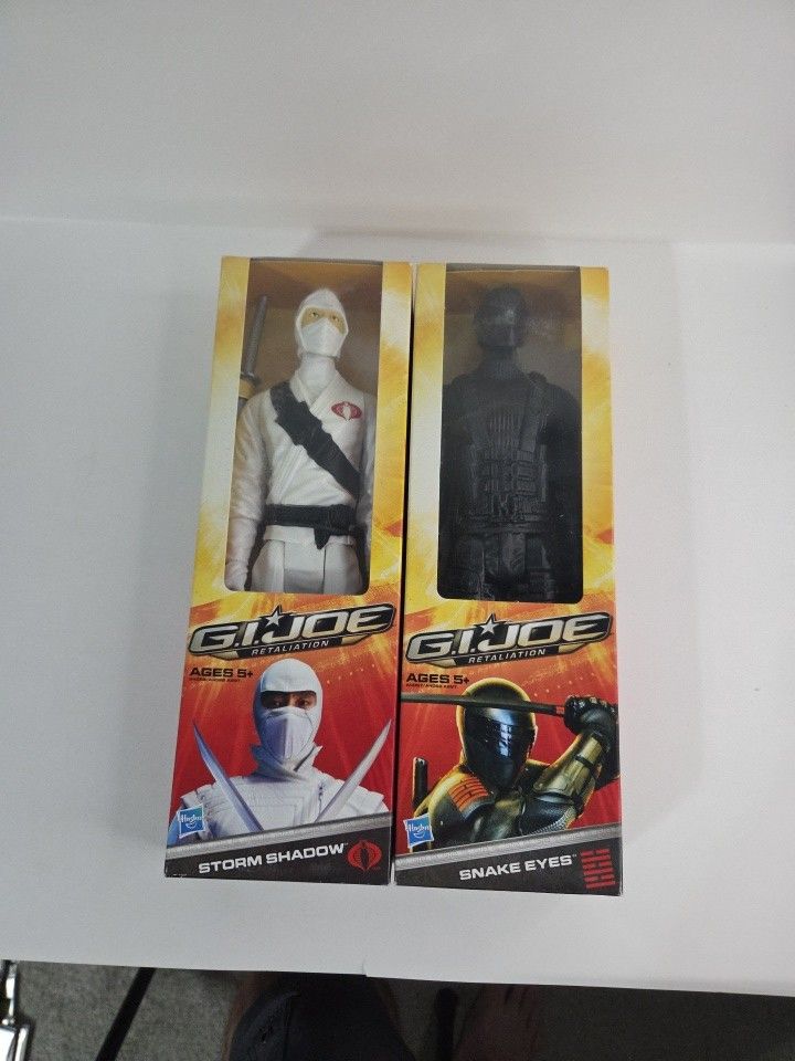GI Joe Retaliation Storm Shadow And Snake Eyes Action Figures