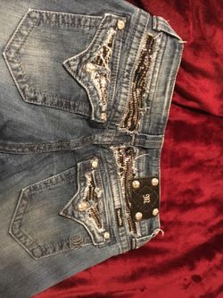 Black and Silver Sequined Miss ME's