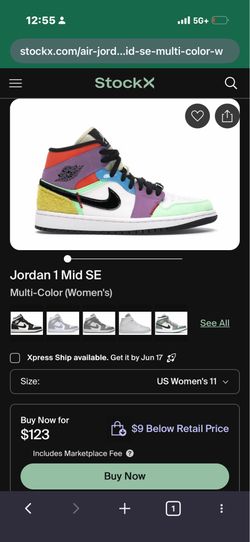 Jordan 1 SE multi-color (women’s)