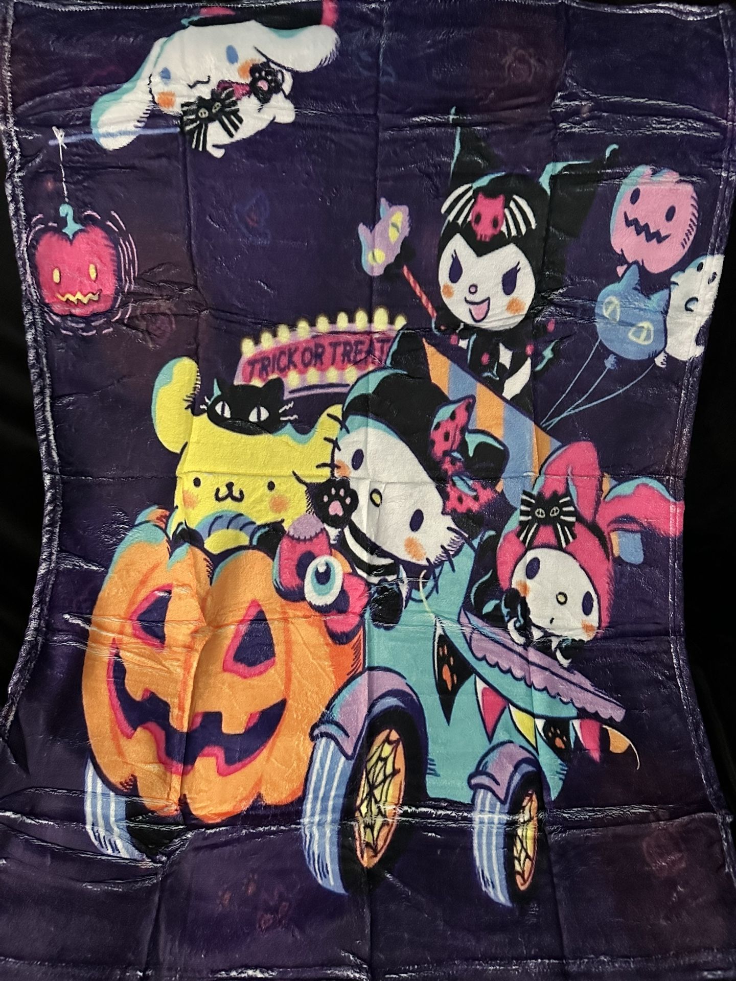Hello Kitty Halloween Blanket *NEW*