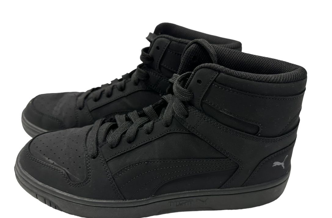 PUMA Men's Rebound Layup Sneaker - Black Size 7