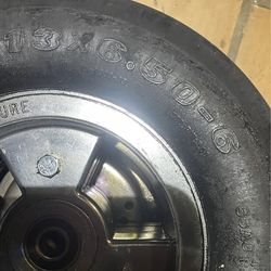 Fat 6 inch rear setup minibike