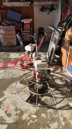 Allen Concrete trowel machines