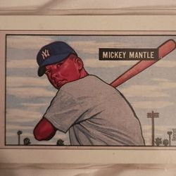 Mickey Mantle Sports Card 