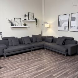 Scandinavian Design Gray Modern Sectional Couch DELIVERY WITHIN A WEEK