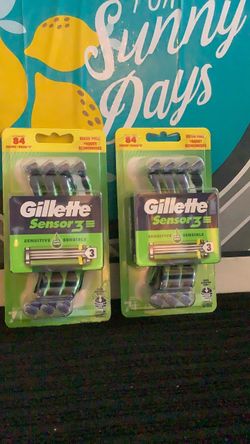 Gillette Sensor3 Sensitive Disposable Razors 2-Pack
