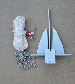 Boat Anchor Kit 13 lb Fluke Style Anchor