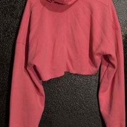 Pink Crop Jacket (small)—$25