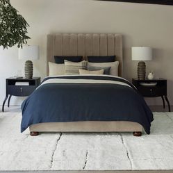 Upholstered Platform Bed- Lulu & Georgia Evelyn Platform Bed