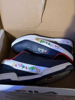Rug rats X Fila COLLAB SHOES. SIZE 8 NO LACES