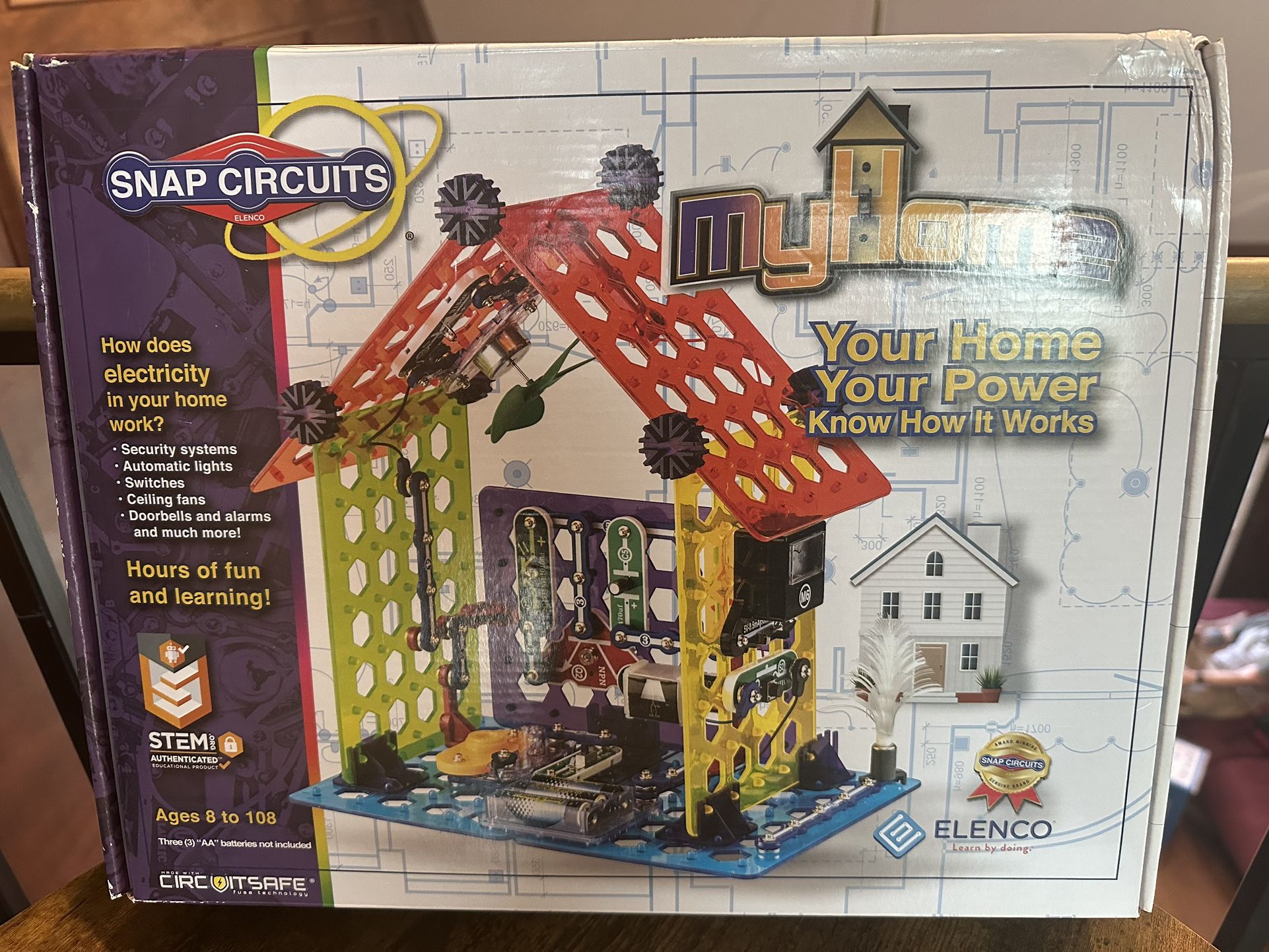 Snap Circuits My Home STEM Science Building Kit Elenco SC-MYH7