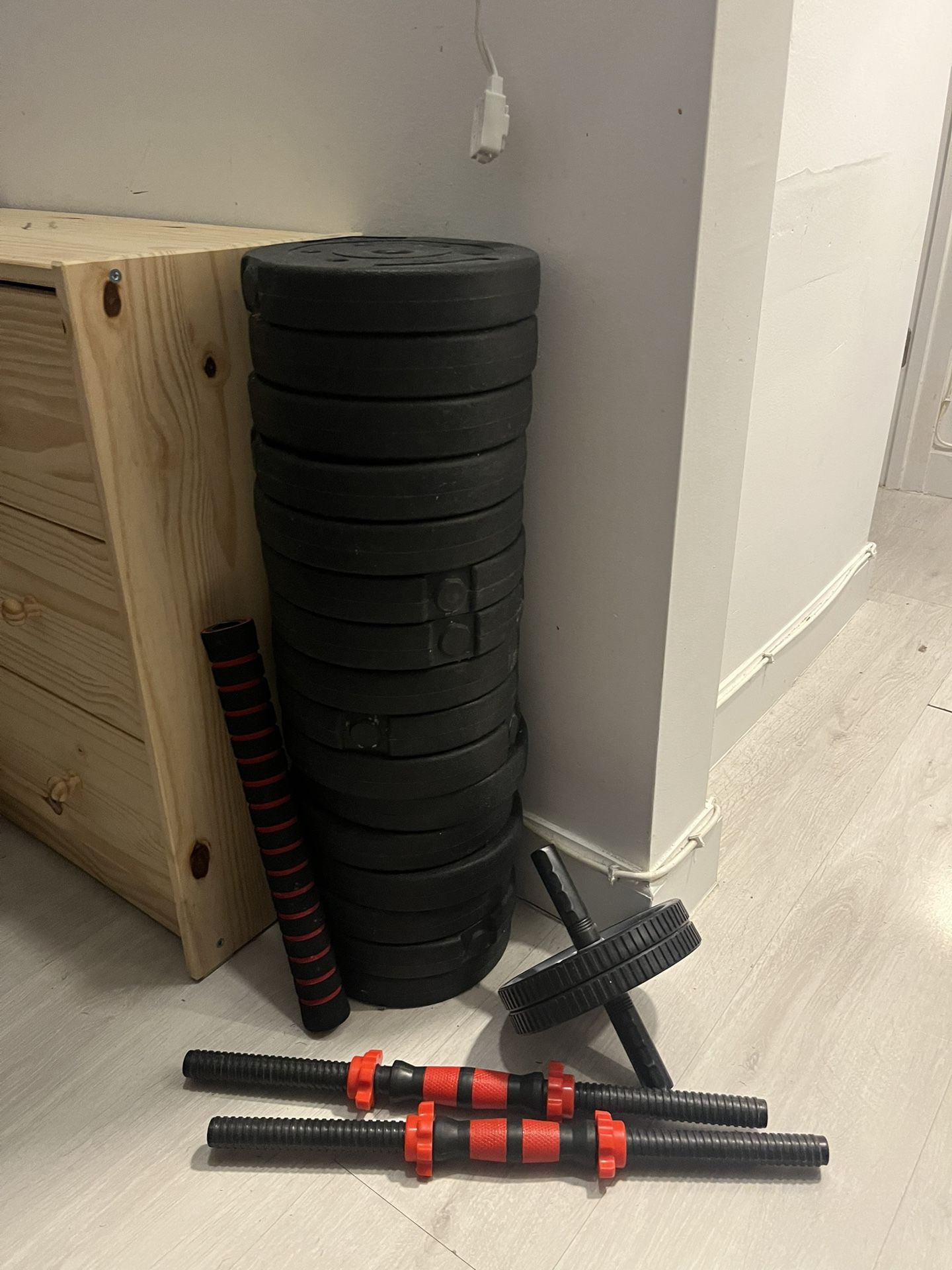 Adjustable Weights Dumbbells Set (50kg - Adults)