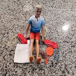 Ken barbie with accessories