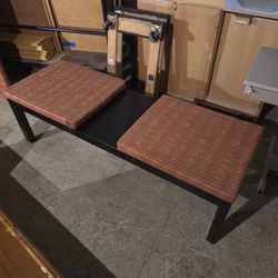 Padded Bench and Table