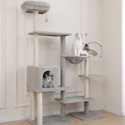 NEW Cat Tree Tower, 64 Inches Multi Level Cat Tree W/ Cozy Perches & Sisal Scratching Posts !