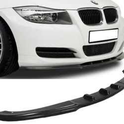 Fits 09-11 BMW 3 Series E90 LCI MX Style Unpainted Front Bumper Lip Splitter PU