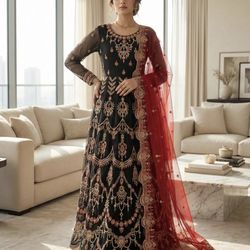 New black maxi dress