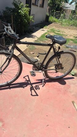 Selling good condition bikes the black mountain bike 100$  the blue one 40$ the green one 60$